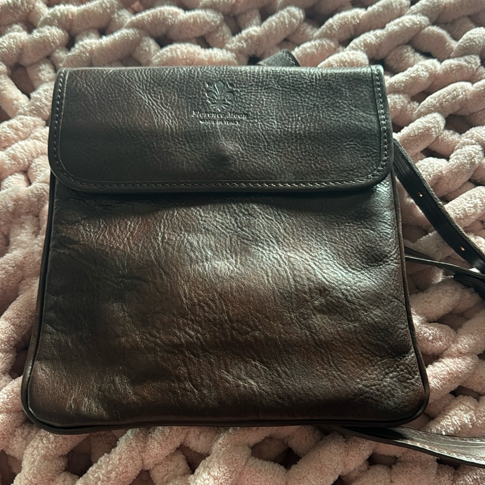 Genuine leather crossbody bag